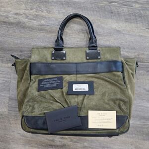 🐢 Rag & Bone New York  Olive Green Suede Pilot Bag Large